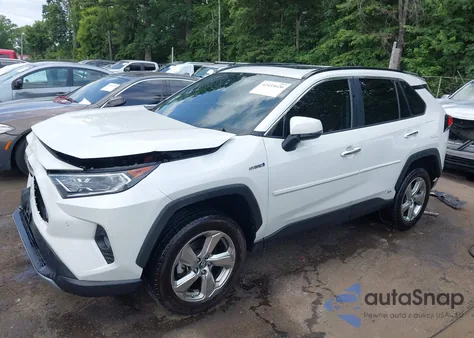 2019 Toyota Rav4 Hybrid Limited из США, поврежденный, VIN 2T3DWRFV5KW020122
